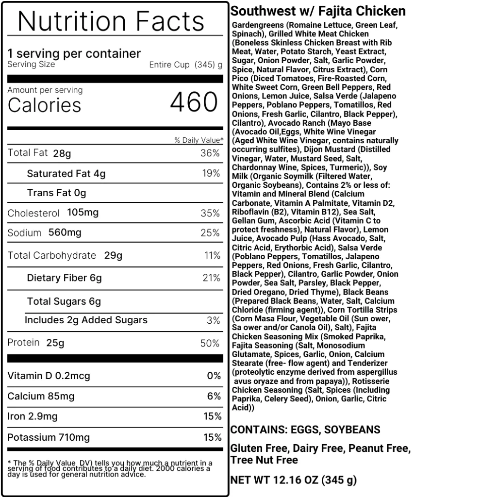 Southwest w/Fajita Chicken - Image 3